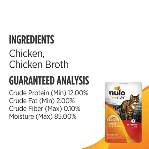 Nulo Freestyle Cat & Kitten Wet Cat Food Pouch, Premium All Natural Grain-Free Soft Cat Food Topper With Amino Acids For Heart Health And High Animal-Based Protein 6 Nulo Freestyle Cat & Kitten Wet Cat Food Pouch, Premium All Natural Grain-Free Soft Cat Food Topper With Amino Acids For Heart Health And High Animal-Based Protein - Image 4