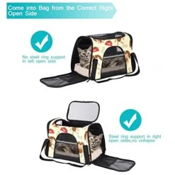 Pet Carrier Lovely Little Dog Bone Dog Food Soft-Sided Pet Travel Carriers For Cats,Dogs Puppy Comfort Portable Foldable Pet Bag Airline Approved 19 Pet Carrier Lovely Little Dog Bone Dog Food Soft-Sided Pet Travel Carriers For Cats,Dogs Puppy Comfort Portable Foldable Pet Bag Airline Approved -Greenies Pet Store 41o5CHtkgnL