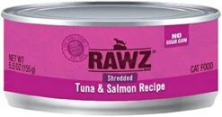 Rawz Natural Premium Shredded Canned Cat Wet Food - Made With Real Meat Ingredients No BPA Or Gums - 5.5oz Cans 24 Count (Chicken & Pumpkin) -Greenies Pet Store 41o6LlcJO0L. AC