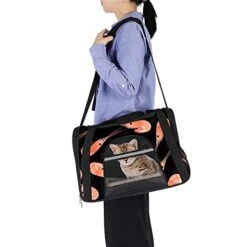 Pet Carrier Shrimp Pattern Sea Food Soft-Sided Pet Travel Carriers For Cats,Dogs Puppy Comfort Portable Foldable Pet Bag Airline Approved 18 Pet Carrier Shrimp Pattern Sea Food Soft-Sided Pet Travel Carriers For Cats,Dogs Puppy Comfort Portable Foldable Pet Bag Airline Approved -Greenies Pet Store 41oExIXNFXS