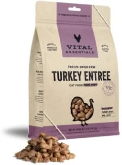 Vital Essentials Freeze Dried Cat Food, Beef & Chicken Mini Nibs 8 Oz -Greenies Pet Store 41oOnoBqTmL. AC