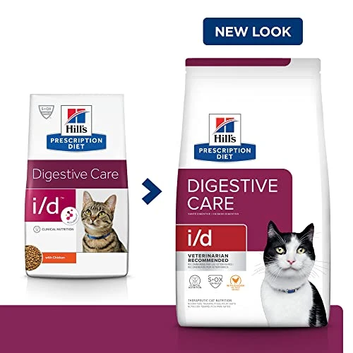 Hill's Prescription Diet I/d Digestive Care Chicken Flavor Dry Cat Food, Veterinary Diet, 8.5 Lb. Bag 4 Hill's Prescription Diet I/d Digestive Care Chicken Flavor Dry Cat Food, Veterinary Diet, 8.5 Lb. Bag - Image 2