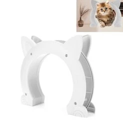 Cat Door Interior Door, Cat Pass Through Door Pet Door Hidden Litter Box Pet Door, Secure Pet Proof Gate Latch, Easy DIY Setup, Secured Installation For Cats, Kitties And Small Dogs (White) 14 Cat Door Interior Door, Cat Pass Through Door Pet Door Hidden Litter Box Pet Door, Secure Pet Proof Gate Latch, Easy DIY Setup, Secured Installation For Cats, Kitties And Small Dogs (White) -Greenies Pet Store 41rMWAKHSZL