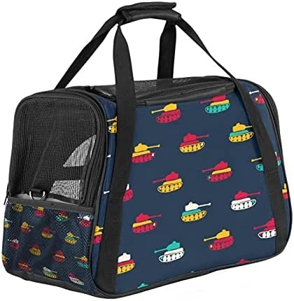 Pet Carrier Tasty Food Soft-Sided Pet Travel Carriers For Cats,Dogs Puppy Comfort Portable Foldable Pet Bag Airline Approved 8 Pet Carrier Tasty Food Soft-Sided Pet Travel Carriers For Cats,Dogs Puppy Comfort Portable Foldable Pet Bag Airline Approved - Image 6