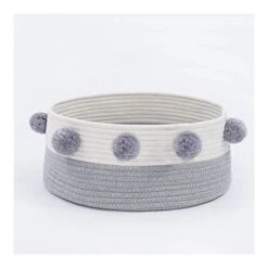 YangYan Woven Cat Litter Four Seasons Universal Cat Cat Bed Cat House Small Dog Kennel Pet Supplies (Color : A)