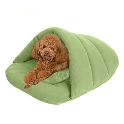 FakeFace Pet Cave Soft Cozy Sleeping Bag Bed Mat For Small Dog Cat Rabbit Ferret Guinea Pig Warm House Bed