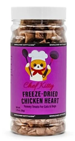 Chef Kitty - Premium Freeze Dried Cat Treats Chicken Heart 1.75oz -Greenies Pet Store 41tSqAIlnsL