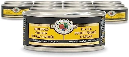 Fromm Four-Star Nutritionals Surf & Turf In Gravy Entrée - Premium Wet Cat Food - Chicken Recipe - Case Of (12) 5.5 Oz Cans 9 Fromm Four-Star Nutritionals Surf & Turf In Gravy Entrée - Premium Wet Cat Food - Chicken Recipe - Case Of (12) 5.5 Oz Cans - Image 7