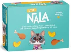 LOVE, NALA - Natural Adult Cat Wet Food - FLAKED Chicken With Pumpkin In Broth - Grain Free, Non-GMO, Prebiotic Fiber, Vitamins, Minerals - 12 Pack 2.4 Lbs. -Greenies Pet Store 41ufcBF6JML. AC
