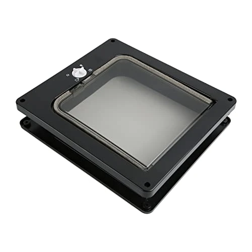 Interior Cat Flap, Automatic Window Closing Function Antiwear Cat Flap For Hollow Interior Dog Door (XL) 4 Interior Cat Flap, Automatic Window Closing Function Antiwear Cat Flap For Hollow Interior Dog Door (XL) - Image 2