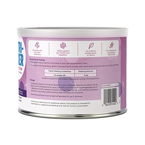 PetAg Nutri-Mixer Digestive Food Topper For Cats & Kittens 12 Weeks Or Older - Cat Food Topper Supplement - 6 Oz 5 PetAg Nutri-Mixer Digestive Food Topper For Cats & Kittens 12 Weeks Or Older - Cat Food Topper Supplement - 6 Oz - Image 3