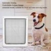 Pet Clamshell Door, Screw Fixing Cat Door Guard For Dogs Food Controlled Access For Cat Holes White S 1 Pet Clamshell Door, Screw Fixing Cat Door Guard For Dogs Food Controlled Access For Cat Holes White S -Greenies Pet Store 41x2Ra4aJNL 1