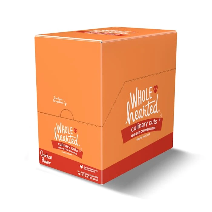 WholeHearted Culinary Cuts Grilled Chicken Bites Treat For Cats, 3 Oz., Case Of 12 3 WholeHearted Culinary Cuts Grilled Chicken Bites Treat For Cats, 3 Oz., Case Of 12