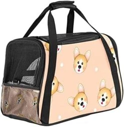 Pet Carrier Cute Cat Fish Food Pattern Soft-Sided Pet Travel Carriers For Cats,Dogs Puppy Comfort Portable Foldable Pet Bag Airline Approved 29 Pet Carrier Cute Cat Fish Food Pattern Soft-Sided Pet Travel Carriers For Cats,Dogs Puppy Comfort Portable Foldable Pet Bag Airline Approved -Greenies Pet Store 41zLboU2pQS. AC