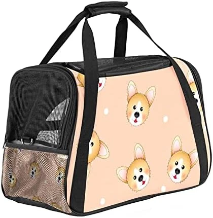 Pet Carrier Cute Cat Fish Food Pattern Soft-Sided Pet Travel Carriers For Cats,Dogs Puppy Comfort Portable Foldable Pet Bag Airline Approved 16 Pet Carrier Cute Cat Fish Food Pattern Soft-Sided Pet Travel Carriers For Cats,Dogs Puppy Comfort Portable Foldable Pet Bag Airline Approved - Image 14
