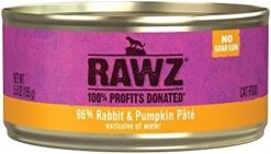 Rawz Natural Premium Pate Canned Cat Wet Food - Made With Real Meat Ingredients No BPA Or Gums - 5.5oz Cans 24 Count (Salmon) -Greenies Pet Store 41zdg1XHtjL. AC
