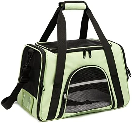 ROSEBB Pet Carrier,Dog Carrier Cat Carrier Airline Approved,Collapsible Soft Sided TSA Approved Pet Carrier For Medium And Small Cats, Puppies Up To 15 Lbs, Cat Travel Carrier(Medium Blue) 16 ROSEBB Pet Carrier,Dog Carrier Cat Carrier Airline Approved,Collapsible Soft Sided TSA Approved Pet Carrier For Medium And Small Cats, Puppies Up To 15 Lbs, Cat Travel Carrier(Medium Blue) - Image 14