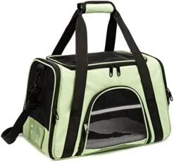 ROSEBB Pet Carrier,Dog Carrier Cat Carrier Airline Approved,Collapsible Soft Sided TSA Approved Pet Carrier For Medium And Small Cats, Puppies Up To 15 Lbs, Cat Travel Carrier(Medium Blue) 26 ROSEBB Pet Carrier,Dog Carrier Cat Carrier Airline Approved,Collapsible Soft Sided TSA Approved Pet Carrier For Medium And Small Cats, Puppies Up To 15 Lbs, Cat Travel Carrier(Medium Blue) -Greenies Pet Store 41zfdfaOoNL. AC