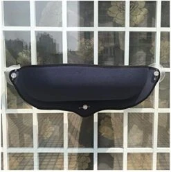 YangYan Cat Window Hammock With Strong Suction Cups Pet Kitty Hanging Sleeping Bed Comfortable Warm Ferret Cage Cat Shelf Seat Beds (Color : Black) -Greenies Pet Store 51 JOZnIbXL. AC