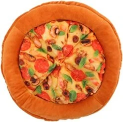 Plushes Outdoor Toys Cat Bed Indoor Cat Sleeping Mat Pizza Shaped Cat Cushion Soft Warm Dog Bed Round Bed Mats Pet Mattress Crate Pad Creative Pets Supplies Outdoor Playset -Greenies Pet Store 51 KBmMd3HL. AC