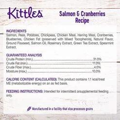 Wellness Kittles Cat Treat Variety Pack (Chicken & Cranberries, Salmon & Cranberries, And Tuna & Cranberries Flavors), Nine 2-Ounce Bags 13 Wellness Kittles Cat Treat Variety Pack (Chicken & Cranberries, Salmon & Cranberries, And Tuna & Cranberries Flavors), Nine 2-Ounce Bags -Greenies Pet Store 5115MvxiluS
