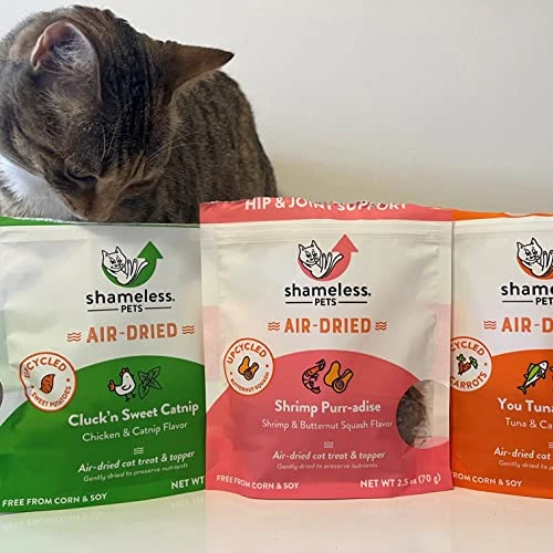 Shameless Pets Air Dried Raw Cat Food Topper & Treat - All Natural Nutritionally Packed Tuna Cat Treats With High Protein, Upcycled Ingredients 9 Shameless Pets Air Dried Raw Cat Food Topper & Treat - All Natural Nutritionally Packed Tuna Cat Treats With High Protein, Upcycled Ingredients - Image 7