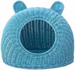 GAMIRA Pet Nest Pet House Rattan Cat Nest Summer Semi-Closed Indoor Sleeping Bed Mat Breathable Durable Puppy Basket For Small Medium Cats/Dogs (Color : Beige) 14 GAMIRA Pet Nest Pet House Rattan Cat Nest Summer Semi-Closed Indoor Sleeping Bed Mat Breathable Durable Puppy Basket For Small Medium Cats/Dogs (Color : Beige) -Greenies Pet Store 512U2hp9ddL. AC