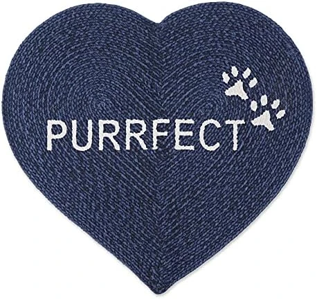 Bone Dry DII Braided Pet Mat Collection 100% Cotton, Oval Shape, Gray Good Kitty 8 Bone Dry DII Braided Pet Mat Collection 100% Cotton, Oval Shape, Gray Good Kitty - Image 6