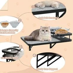 Cat Wall Shelves, Cat Shelves And Perches For Wall, Cat Shelves Wall Mount, Cat Wall Furniture With 3 Cat Wall Steps, Cat Climbing Shelf Cat Scratch Post, Cat Wall Shelf With 2 Cat Food Shelf -Greenies Pet Store 513la7flsDL