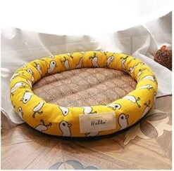 YangYan Cooling Pet Bed Mats, Breathable Pad Ultra Soft Comfortable Blanket Bed For Cats Small Medium Large Dogs Pet Summer Mats (Color : Blue Cat, Size : M) -Greenies Pet Store 514W TYADtL. AC 3