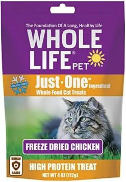 Whole Life Pet Freeze Dried Chicken Cat Treats - Human Grade - One Ingredient - Sourced And Made In The USA 16 Whole Life Pet Freeze Dried Chicken Cat Treats - Human Grade - One Ingredient - Sourced And Made In The USA -Greenies Pet Store 514cISwUeL. AC
