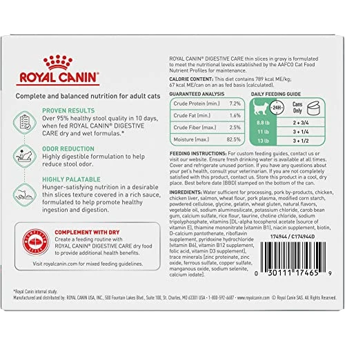 Royal Canin Digestive Care Thin Slices In Gravy Wet Cat Food, 3 Oz Cans 6-count 5 Royal Canin Digestive Care Thin Slices In Gravy Wet Cat Food, 3 Oz Cans 6-count - Image 3