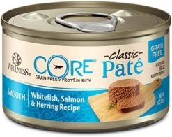 Wellness CORE Grain-Free Wet Cat Food, Natural Canned Food For Cats, Made With Real Meat (Chicken, Turkey & Chicken Liver Pate, 3 Oz Cans, Pack Of 12) 30 Wellness CORE Grain-Free Wet Cat Food, Natural Canned Food For Cats, Made With Real Meat (Chicken, Turkey & Chicken Liver Pate, 3 Oz Cans, Pack Of 12) -Greenies Pet Store 514y FjY67L. AC
