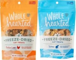 GENERIC WholeHearted Freeze-Dried Cat Treats (Chicken Liver, 1 Oz - 2 Pack) 12 GENERIC WholeHearted Freeze-Dried Cat Treats (Chicken Liver, 1 Oz - 2 Pack) -Greenies Pet Store 5150PorHUhL. AC