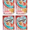 Delectables Squeeze Up Hartz Cat Treats Bundle Of 4 Flavor Pouches, 2.0 Oz Each (Tuna) -Greenies Pet Store 515FX0Z26QL