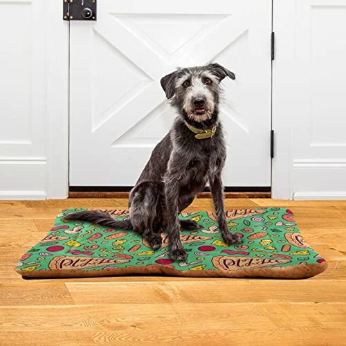Food Pizza Dog Bed Cat Bed Soft Comfortable Pet Bed Non-Slip Calming Kennel Pad For Small Medium Large Dogs Cats 2116506 7 Food Pizza Dog Bed Cat Bed Soft Comfortable Pet Bed Non-Slip Calming Kennel Pad For Small Medium Large Dogs Cats 2116506 - Image 5