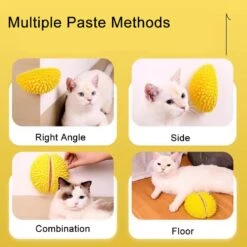 Durian Multifunctional Toys,Durian Cat Scratcher, Durian Shell Cat, Massaging And Removing Floating Hair Cat Dog Toys (2 Pcs) -Greenies Pet Store 516WMBczvEL