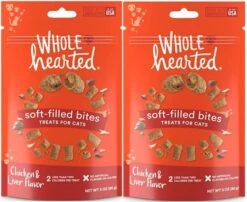 GENERIC WholeHearted Savory & Tasty Cat Treats (Crunchy - Catnip, 2 - 3 Oz) -Greenies Pet Store 5184TLEKhhL. AC