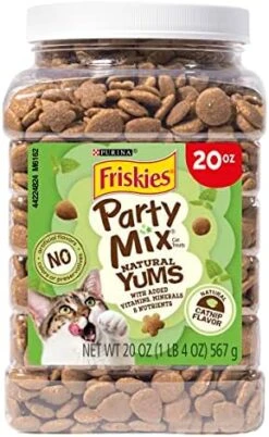 Purina Friskies Made In USA Facilities Cat Treats, Party Mix Original Crunch - 30 Oz. Pouch -Greenies Pet Store 519UcFTN 9L. AC