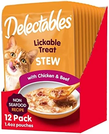 Hartz Delectables Non-Seafood Stew Lickable Wet Cat Treats, Chicken & Duck, 1.4 Ounce (Pack Of 12) 10 Hartz Delectables Non-Seafood Stew Lickable Wet Cat Treats, Chicken & Duck, 1.4 Ounce (Pack Of 12) - Image 8