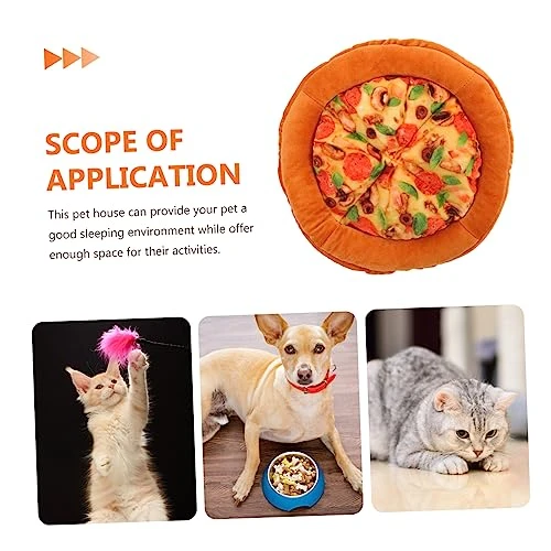 Balacoo 2pcs Cat Nest Plush Mattress Round Cushion Pet Mat For Food Round Plush Dog Bed Dog Winter Soft Plush Cat Mat Cloth Indoor Cat Kennel Warming Cat Bed Squeaky Cat Bed Comfortable 6 Balacoo 2pcs Cat Nest Plush Mattress Round Cushion Pet Mat For Food Round Plush Dog Bed Dog Winter Soft Plush Cat Mat Cloth Indoor Cat Kennel Warming Cat Bed Squeaky Cat Bed Comfortable - Image 4