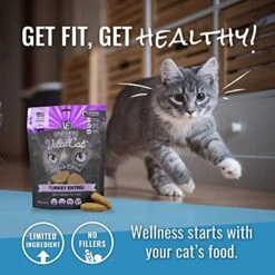 Vital Essentials Vital Cat Freeze Dried Turkey Mini Patties Cat Food - USA Made - All Natural - 8 Oz. -Greenies Pet Store 51AWdxsUN8L