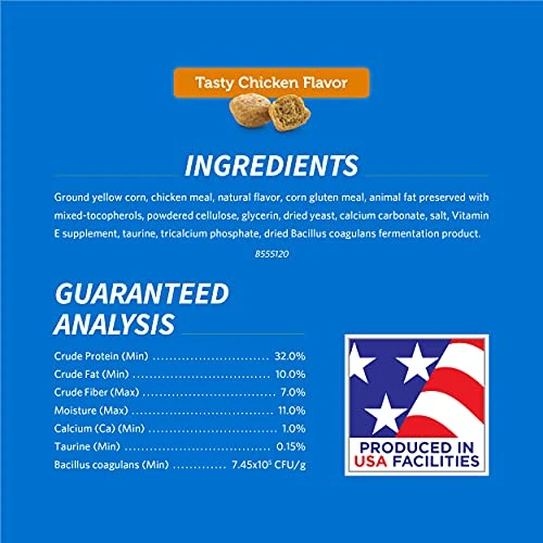 Purina DentaLife Made In USA Facilities Cat Dental Treats, Tasty Chicken Flavor - 19 Oz. Pouch 5 Purina DentaLife Made In USA Facilities Cat Dental Treats, Tasty Chicken Flavor - 19 Oz. Pouch - Image 3