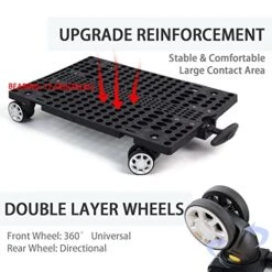 2-in-1 Large Cat Carrier With Wheels For Two Cats - Rolling Pet Carrier With Durable Wheels,Soft-Sided,Spacious - Double Cat Carrier Ideal For 2 Cats Up To 38 LBS,Breathable,Collapsible -Greenies Pet Store 51BoEjbgoCL