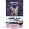 Miracle Vet Dehydrated Cat Food And Dry Topper - Natural Chicken And Vegetable Risotto - Grain Free Cat Food For Adults, Kittens - 58% Animal Proteins - Vet-Reviewed - Makes 2 LB Healthy Raw Wet Food -Greenies Pet Store 51CGjAnQGZL