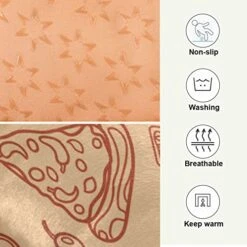 Food Pizza Dog Bed Cat Bed Soft Comfortable Pet Bed Non-Slip Calming Kennel Pad For Small Medium Large Dogs Cats 2116503 -Greenies Pet Store 51CgxBUkYYL