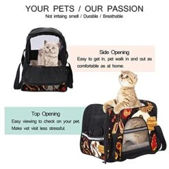 Pet Carrier Russian Doll Cuisine Food Pattern Soft-Sided Pet Travel Carriers For Cats,Dogs Puppy Comfort Portable Foldable Pet Bag Airline Approved -Greenies Pet Store 51DDi5DcsoS