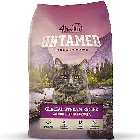 4health Untamed Glacial Stream Recipe Salmon & Lentil Formula Cat Food, 6 Lb. Bag (15 Lbs.) 3 4health Untamed Glacial Stream Recipe Salmon & Lentil Formula Cat Food, 6 Lb. Bag (15 Lbs.)