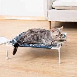 GAMIRA Pet Hammock Pet Bed, Cat Hammock, Four Seasons Washable Independent Elevated Bed, Suitable For Cat And Dog Detachable Outdoor Travel (Color : B) -Greenies Pet Store 51Eja1NHnYL