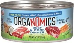 OrgaNOMics Salmon And Duck Dinner For Cats -Greenies Pet Store 51FK4 IH0eL. AC